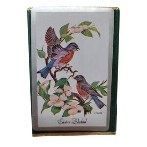 Vintage Congress Playing Cards Pinochle Green Eastern Bluebird WD Gaither SEALED